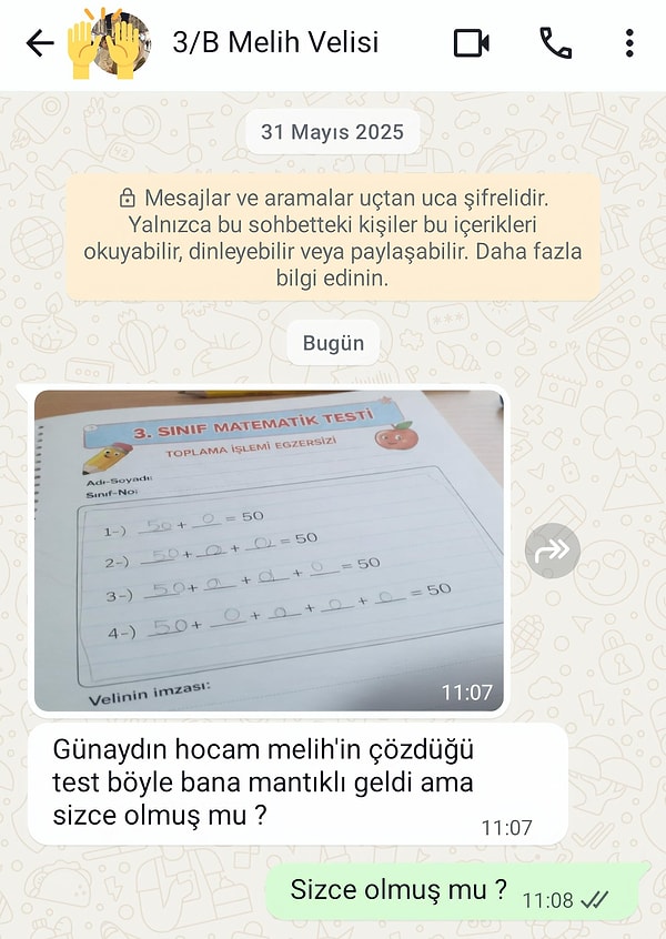 Diyalog şöyle;