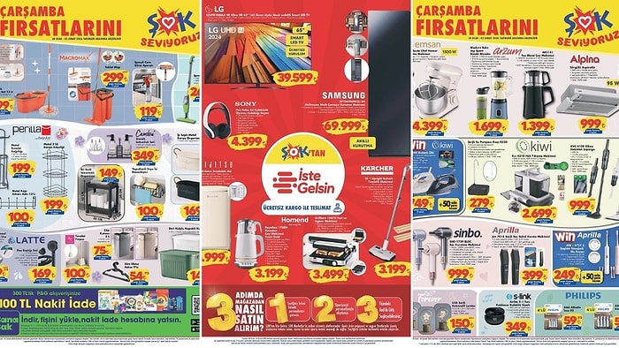 ŞOK'a Buharlı Temizlik Makinesi Geliyor! 28 Ocak 2026 ŞOK Aktüel Ürünler Kataloğu