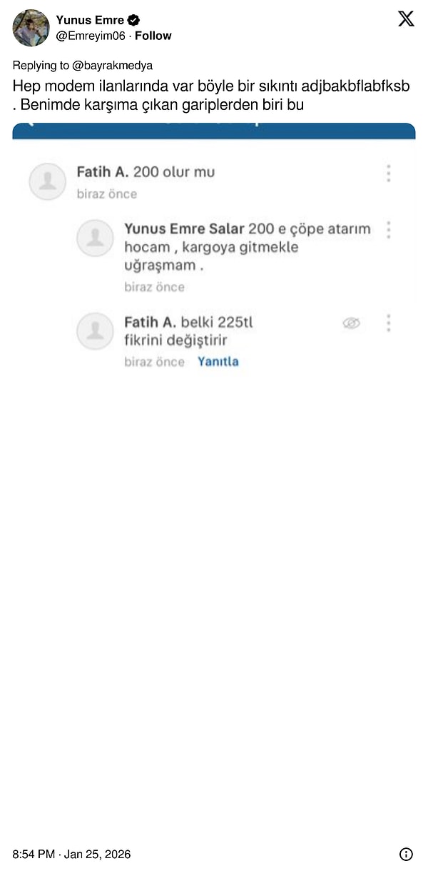 Böyle insanlarla karşılaşanların sesi oldu.