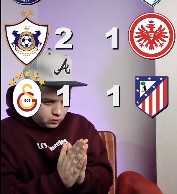 Atletico Madrid maçını nokta atışı tahmin etmişti.