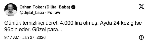 Paylaşım şöyleydi.