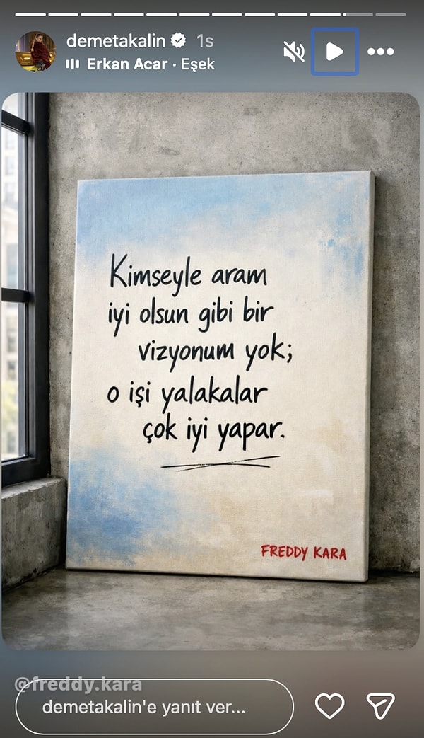 Tartışmanın son perdesi ise Demet Akalın’dan geldi. Murat Boz’un Blok3’e verdiği destek açıklamalarının ardından Akalın, Instagram hesabından yaptığı paylaşımla tepkisini gösterdi.