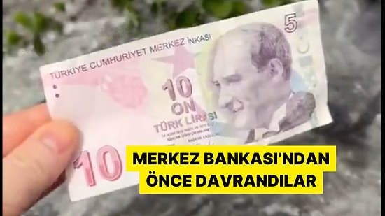 15 Liralık Banknot Gören Vatandaş Şaşkınlığını Gizleyemedi