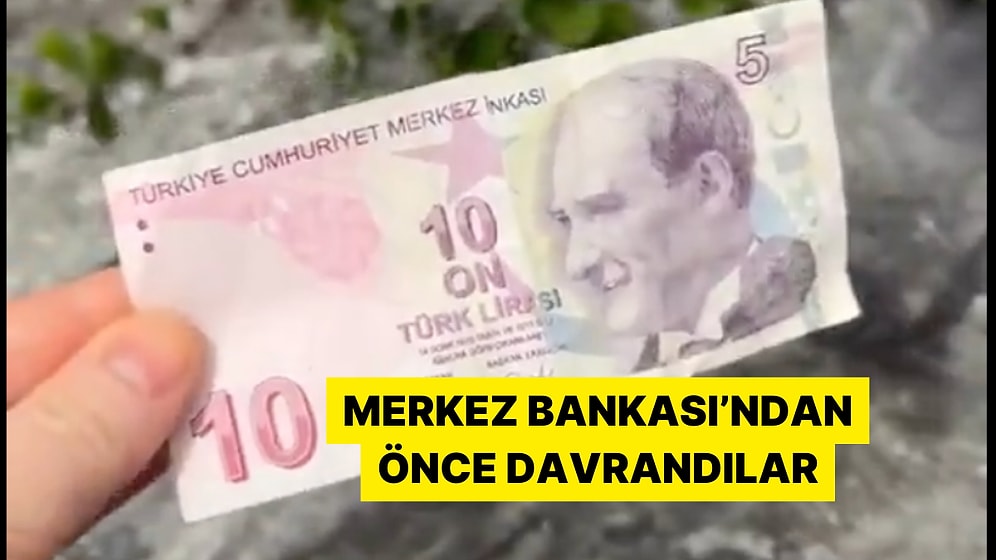 15 Liralık Banknot Gören Vatandaş Şaşkınlığını Gizleyemedi