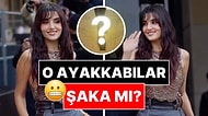 Paris Moda Haftası'na Giden Hande Erçel'in Ayakkabısı Tüm Kombinini Bozdu!