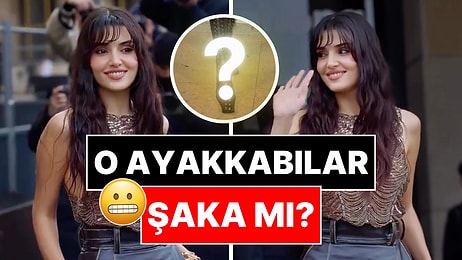 Paris Moda Haftası'na Giden Hande Erçel'in Ayakkabısı Tüm Kombinini Bozdu!