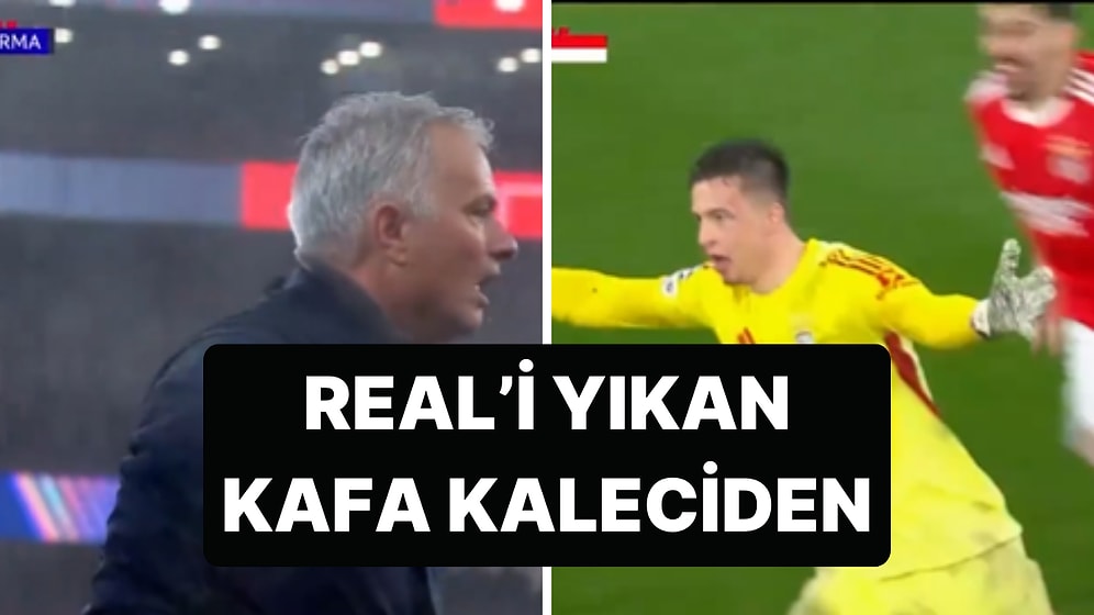 Benfica Kalecisi Trubin 90+8'de Real Madrid'i Kafa Golüyle Yıktı