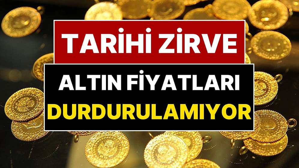 Altında Sert Yükseliş! Rekor Üstüne Rekor Kıran Altın Fiyatlarında Tarihi Zirve