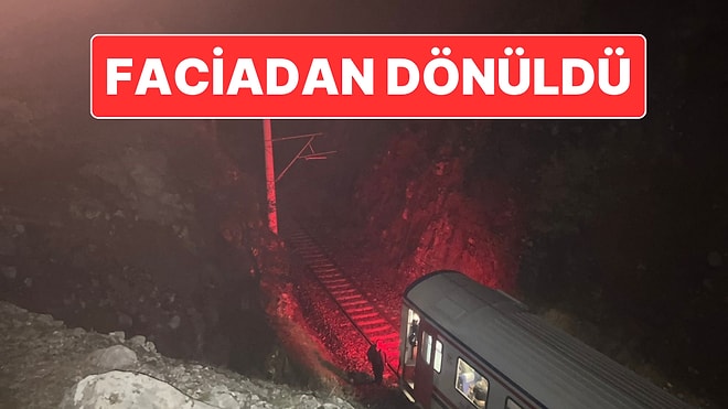 Balıkesir’de Heyelan Nedeniyle Yolcu Treni Raydan Çıktı: Şans Eseri Kimse Yaralanmadı