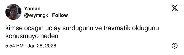 Galiba herkes bir an önce bitmesini istiyor;