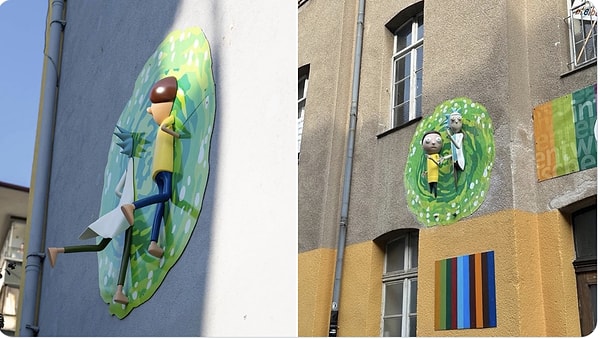 Dünyaca ünlü animasyon dizisinde Rick ve Morty bir portal vasıtasıyla farklı evrenlere ışınlanıyorlar.