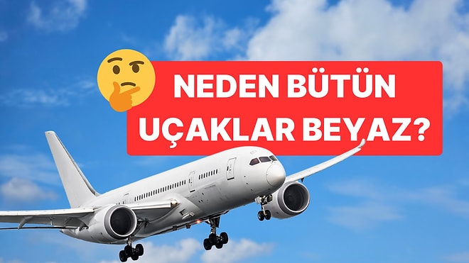 Milyon Dolarlık Tasarruf Sağlıyormuş: Bütün Uçaklar Neden Beyaz Olur?