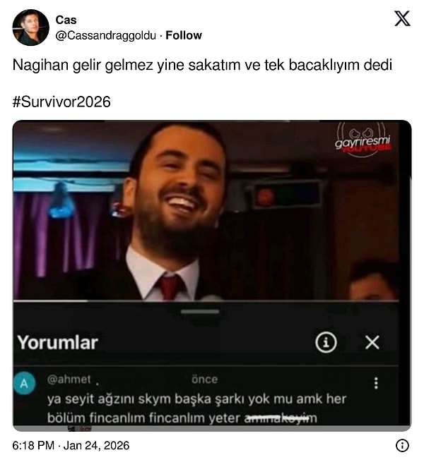 7. Seyit'in kritik anlarda bu capsle ortaya çıkışı muazzam