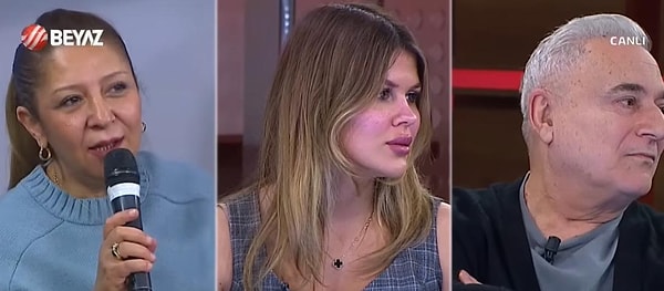 Bir izleyici, "Aranızda ciddi anlamda bir yaş farkı var. Akşamları oturduğunuzda ilk önce hanginiz uyuyor?" diye sordu.