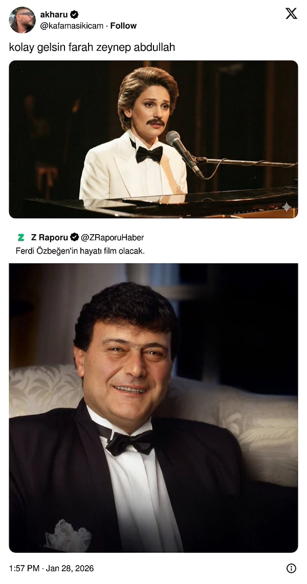 Farklı birini düşünemezdik...