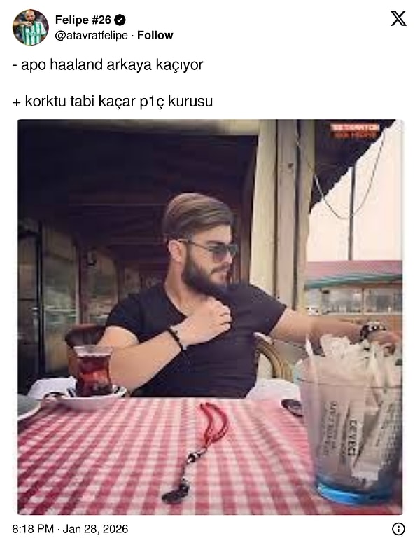 Haaland Abdülkerim eşleşmesi de epey konuşuldu.