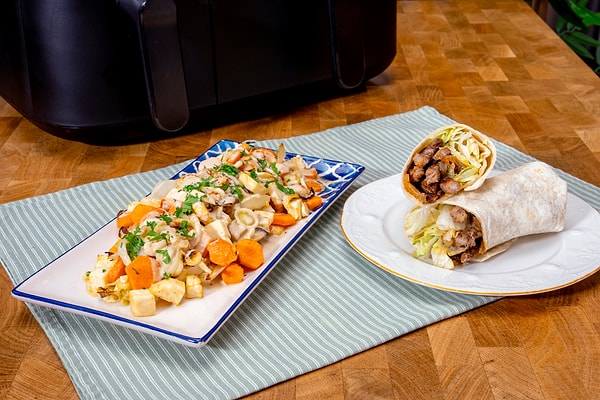 Kış Baharatlı Etli Wrap ve Tahinli Köz Sebze Nasıl Yapılır?