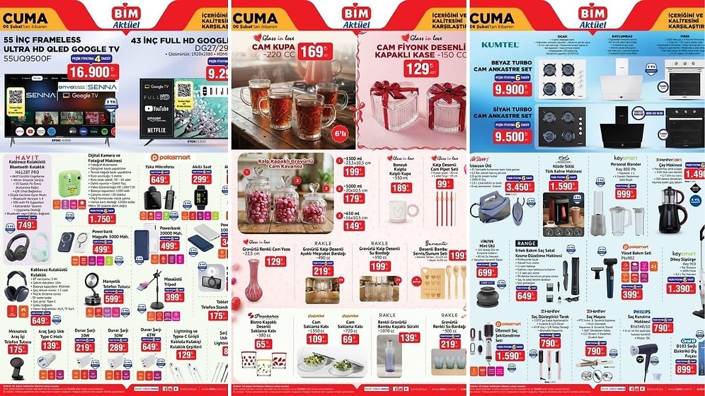 BİM'e Katlanır Masa Geliyor! 6 Şubat 2026 BİM Aktüel Ürünler İndirim Kataloğu