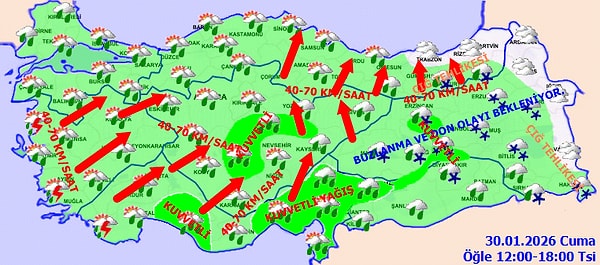 30 Ocak Cuma hava durumu: Bugün hava nasıl?