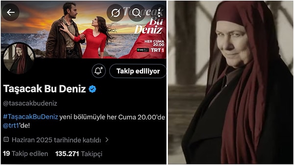 Şimdiyse Taşacak Bu Deniz’in X hesabının profil fotoğrafının değiştiği fark edildi.