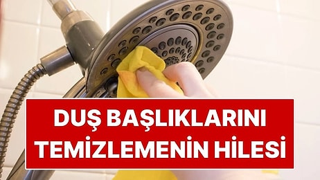 Duş Başlıklarının İçini Temizlemenin Pratik Hilesi! İçinden Çıkanlara Şaşıracaksınız