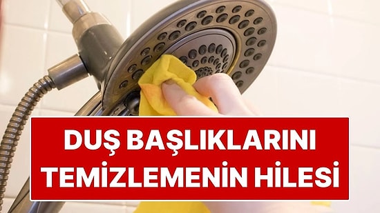 Duş Başlıklarının İçini Temizlemenin Pratik Hilesi! İçinden Çıkanlara Şaşıracaksınız