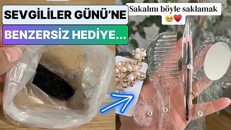 Sevgililer Günü İçin Eşsiz Bir Hediye Arayanlar: Bir Kadın Sevgilisinin Sakalıyla Yaptığı Eşyaları Paylaştı