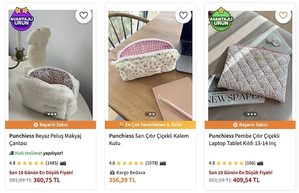 11. Punchiess markasının ürünleri de bu hafta öne çıkanlar arasında.