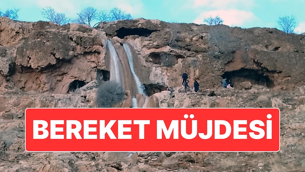 Mardin’de 2 Yıl Aradan Sonra Yeniden Akmaya Başlayan Şelale Vatandaşları Sevindirdi