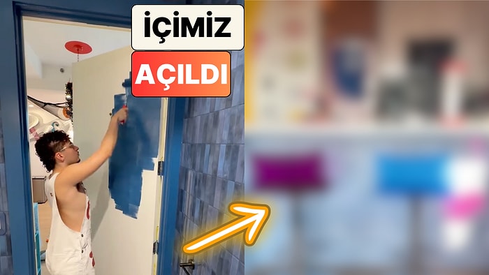 Hastane Odası Gibi Görünen Sade Tasarımlara İnat Evini Rengarenk Dekore Eden Genç Beğeni Topladı