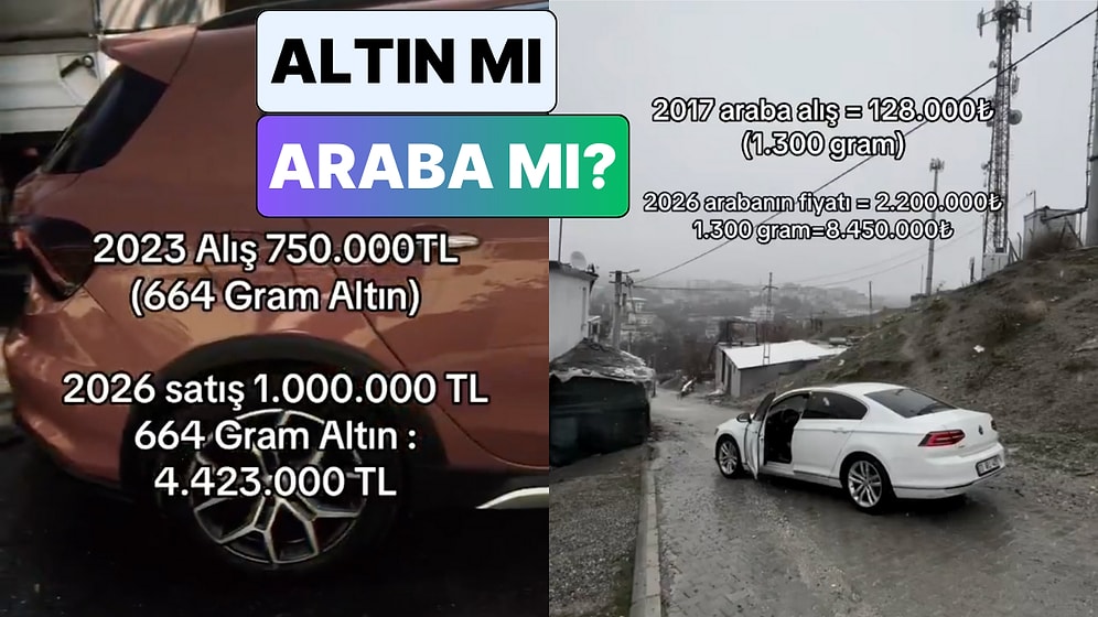 Altın Fiyatlarındaki Akılalmaz Artışın Ardından Altın Bozdurup Araba Alanlar Kar Zarar Karşılaştırması Yaptı