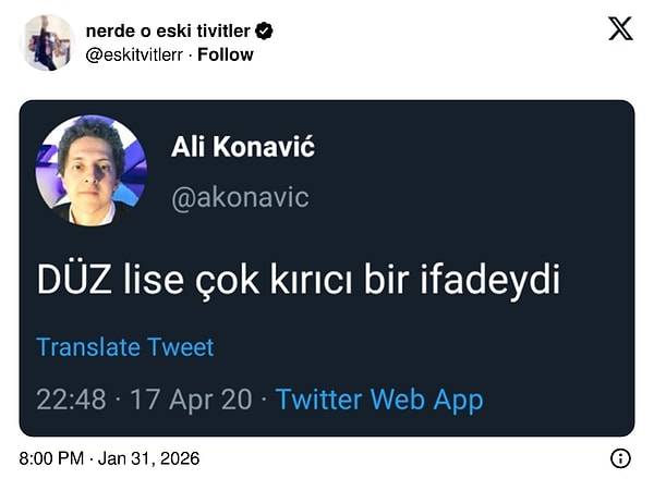 Sonradan hakaret olarak bile kullanmaya başladık.