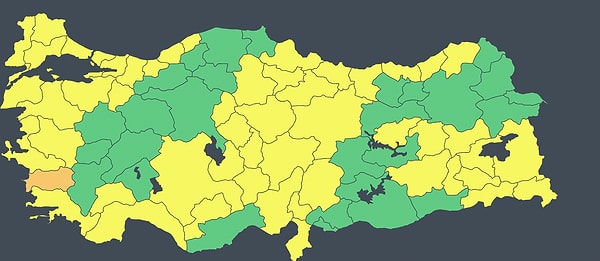 Meteoroloji saat verdi: 52 kente sarı, 1 kente turuncu kodlu uyarı!