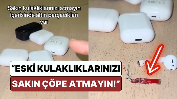 Bir Kadın Eski Kulaklıkların İçinden Nasıl Altın Çıkardığını Gösterdi: "Sakın Çöpe Atmayın"