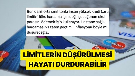 BDDK'nın Kredi Kartı Limitlerini Düşürmesine Sosyal Medyadan Tepkiler Var