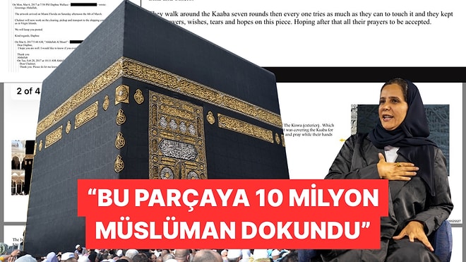 Yeni Belgelerde Kabe Örtüsünden Üç Parçanın Jeffrey Epstein'e Gönderildiği Ortaya Çıktı