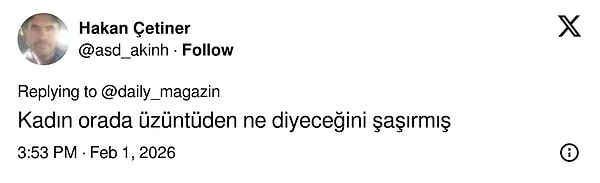 Kimileri üzüntüden ne diyeceğini şaşırdığını savunurken, kimileri de açıklamayı oldukça "talihsiz" buldu.