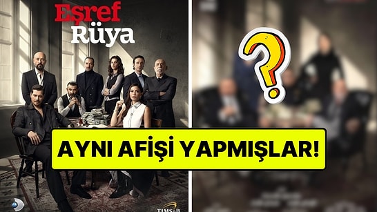 Mısır'da Yeni Başlayan Dizinin Eşref Rüya'nın Afişini Birebir Kopyaladığı Ortaya Çıktı