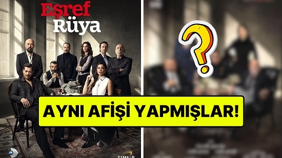 Mısır'da Yeni Başlayan Dizinin Eşref Rüya'nın Afişini Birebir Kopyaladığı Ortaya Çıktı