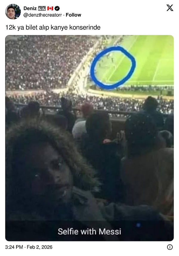 Kanye West konseri öncesi hesaplar yapılıyor.