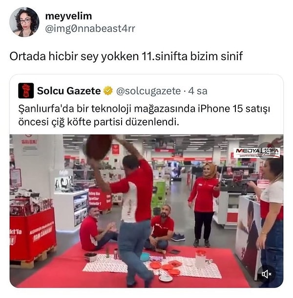 Kimileri olayları başka olaylara bağlıyor.