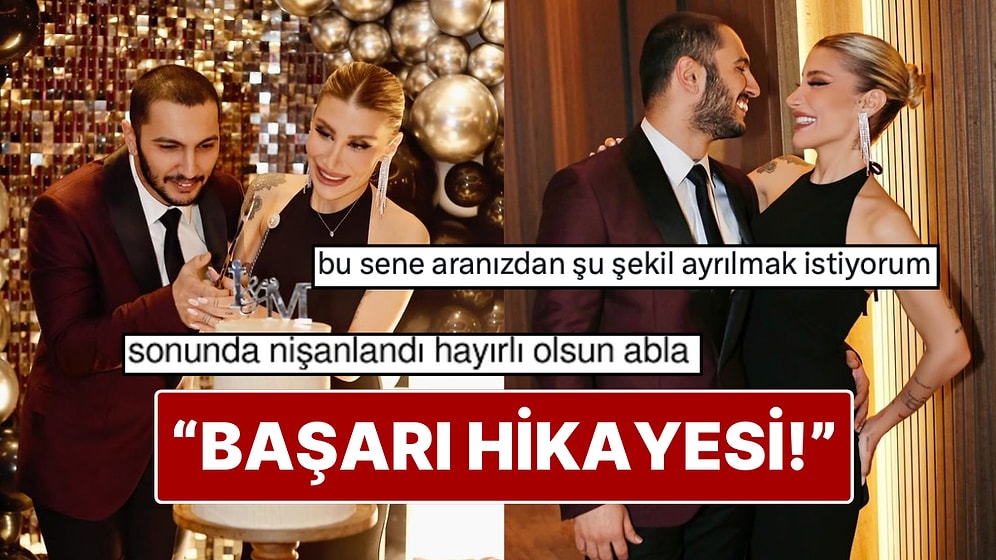 Melih Kunukçu ile Sonunda Nişanlanan İrem Derici'ye Tebrik Yağdı!