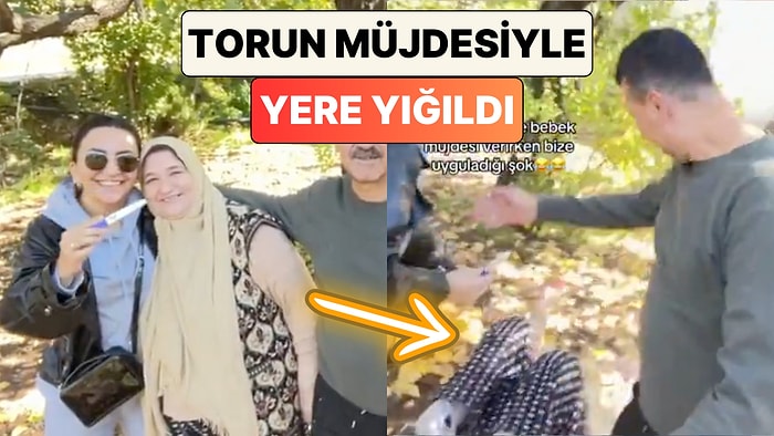 Beklemediği Bir Anda Torun Müjdesi Alan Kadın Mutluluktan Bayıldı