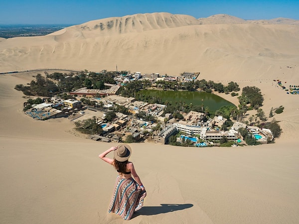 Efsanelerle çevrili Huacachina hikayesi 👇🏻