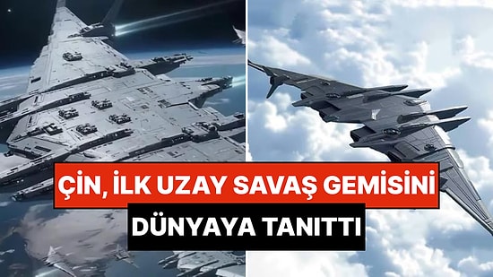 Çin'den Bilim Kurgu Filmlerini Aratmayacak Savaş Uçağı: 242 Metre Uzunluğuyla Uzaya Kadar Çıkabilecek