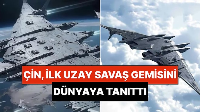 Çin'den Bilim Kurgu Filmlerini Aratmayacak Savaş Uçağı: 242 Metre Uzunluğuyla Uzaya Kadar Çıkabilecek