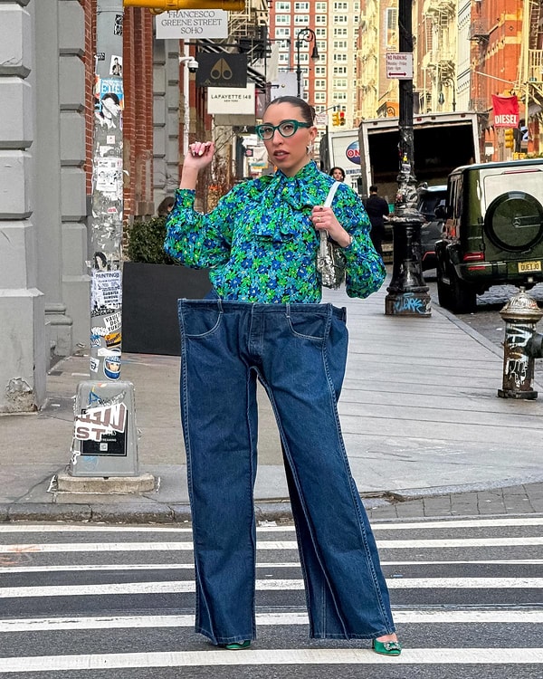 Kim demiş kare pantolon olmaz diye? 👀