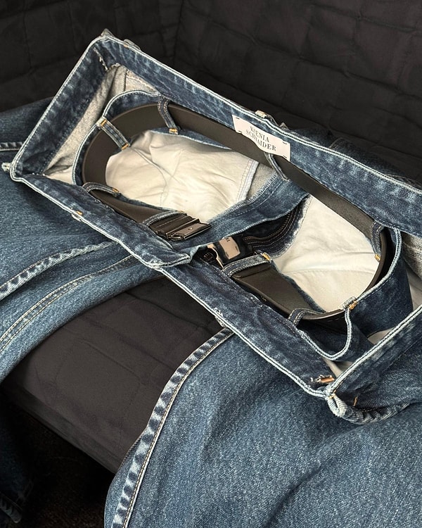 Peki bu pantolon nasıl kare şeklini alıyor?