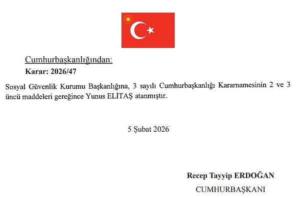 Cumhurbaşkanlığı tarafından hazırlanan atama ve görevden alma kararları, Resmi Gazete'de yayımlandı.