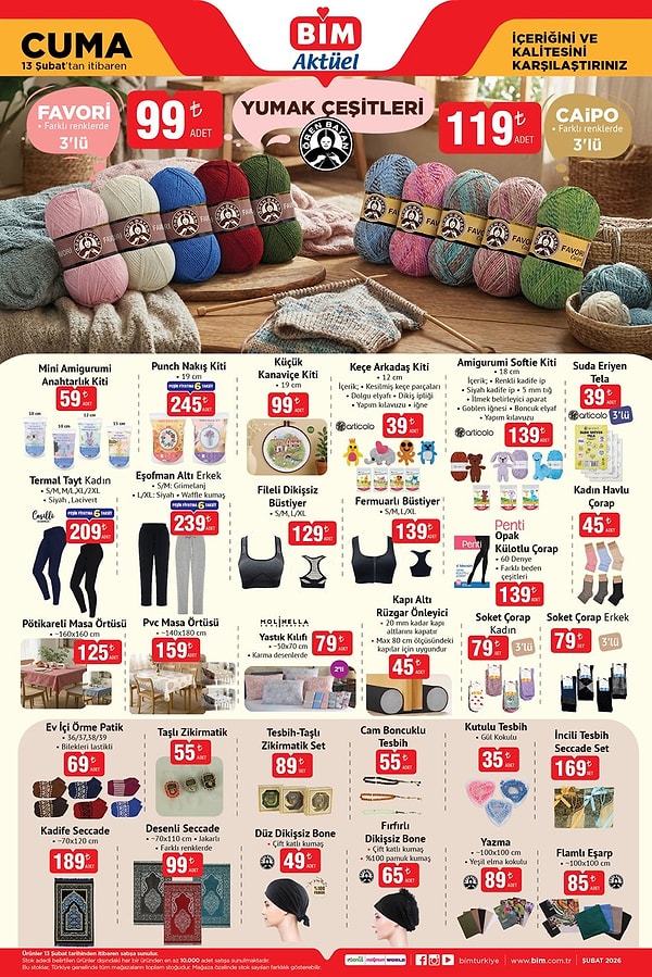 Ören Bayan Favori Yumak 3'lü 99 TL